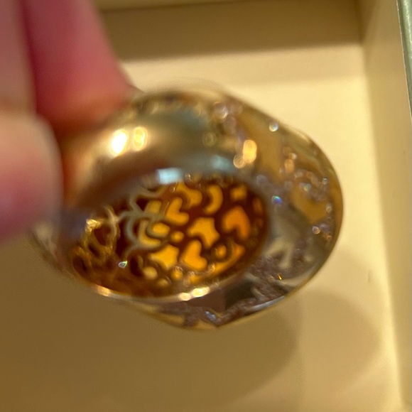 Pasquale Bruni 18 k Gold Citrine Diamond Cocktail Ring 31 gr $6500 retail - Picture 8 of 8